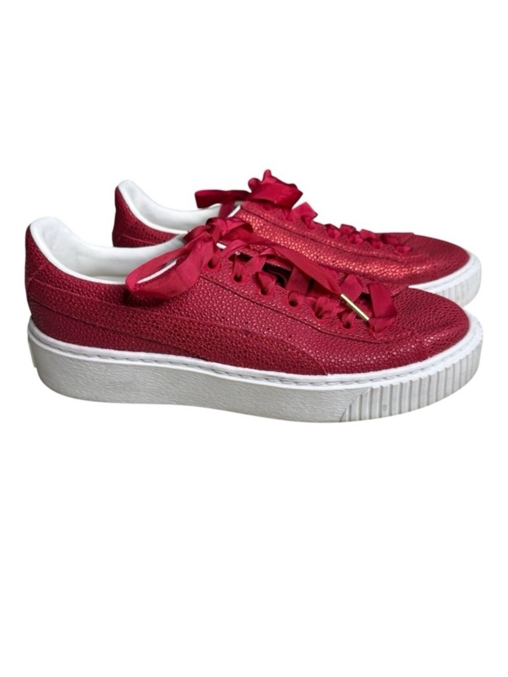 PUMA Women's Platform Lux Women's
Sneakers  Color Toreador Red Size 7.5